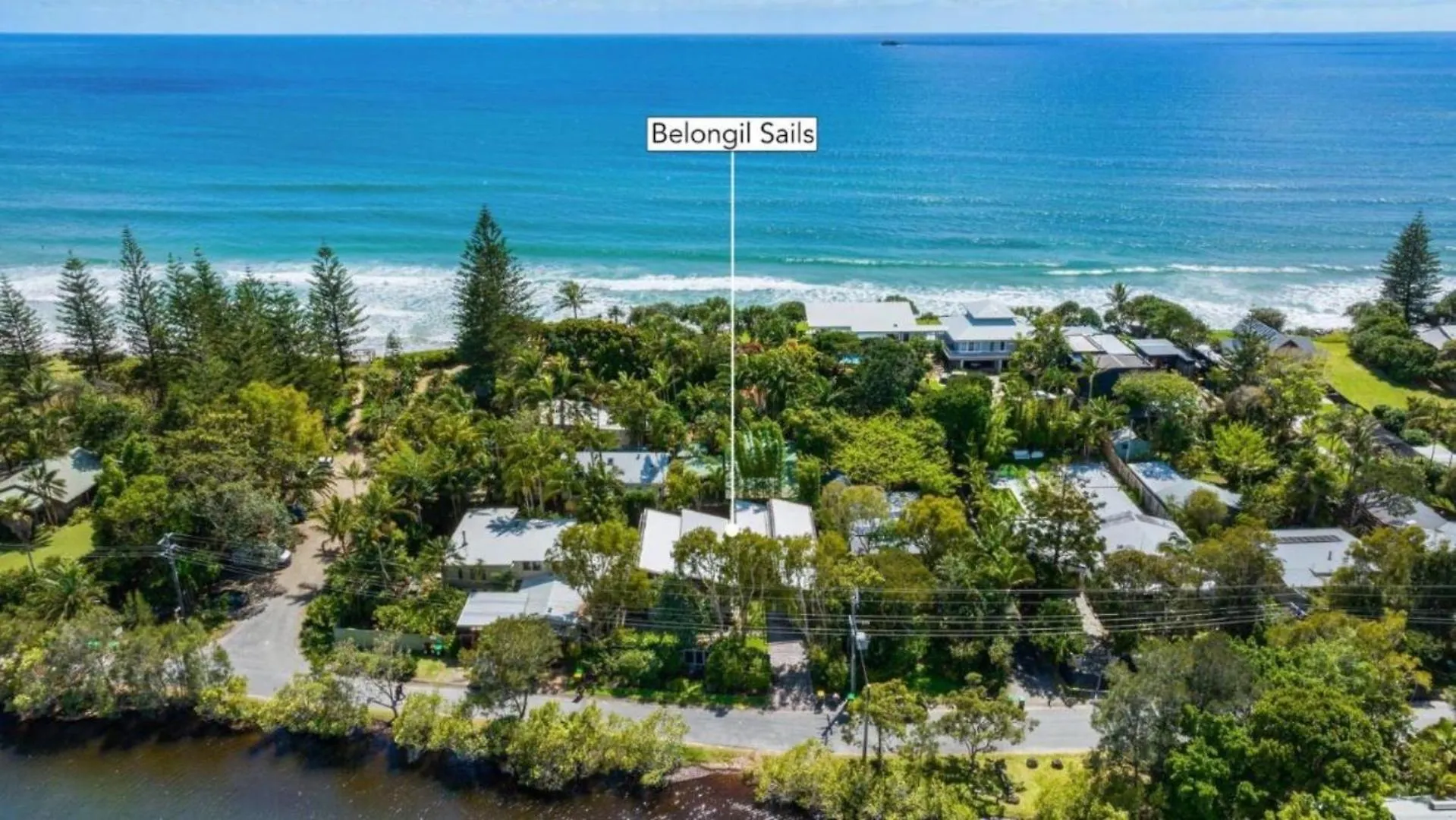 Prázdninový dům Vila Belongil Sails Byron Bay